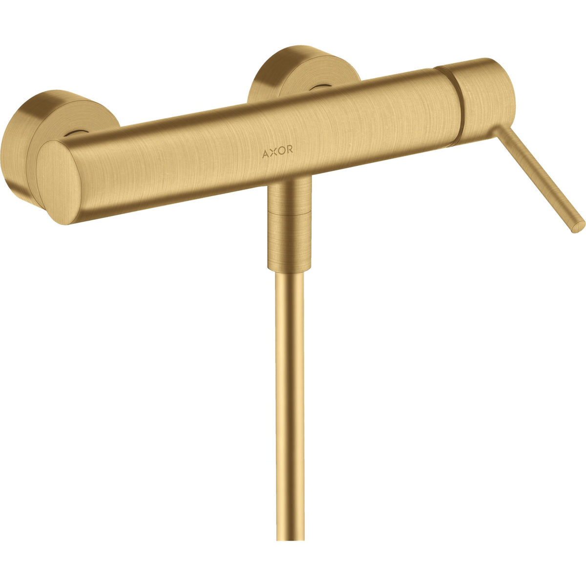 AXOR-Starck-Single-lever-shower-mixer-for-exposed-installation-with-pin-handle-Brushed-Gold-Optic-10611250
