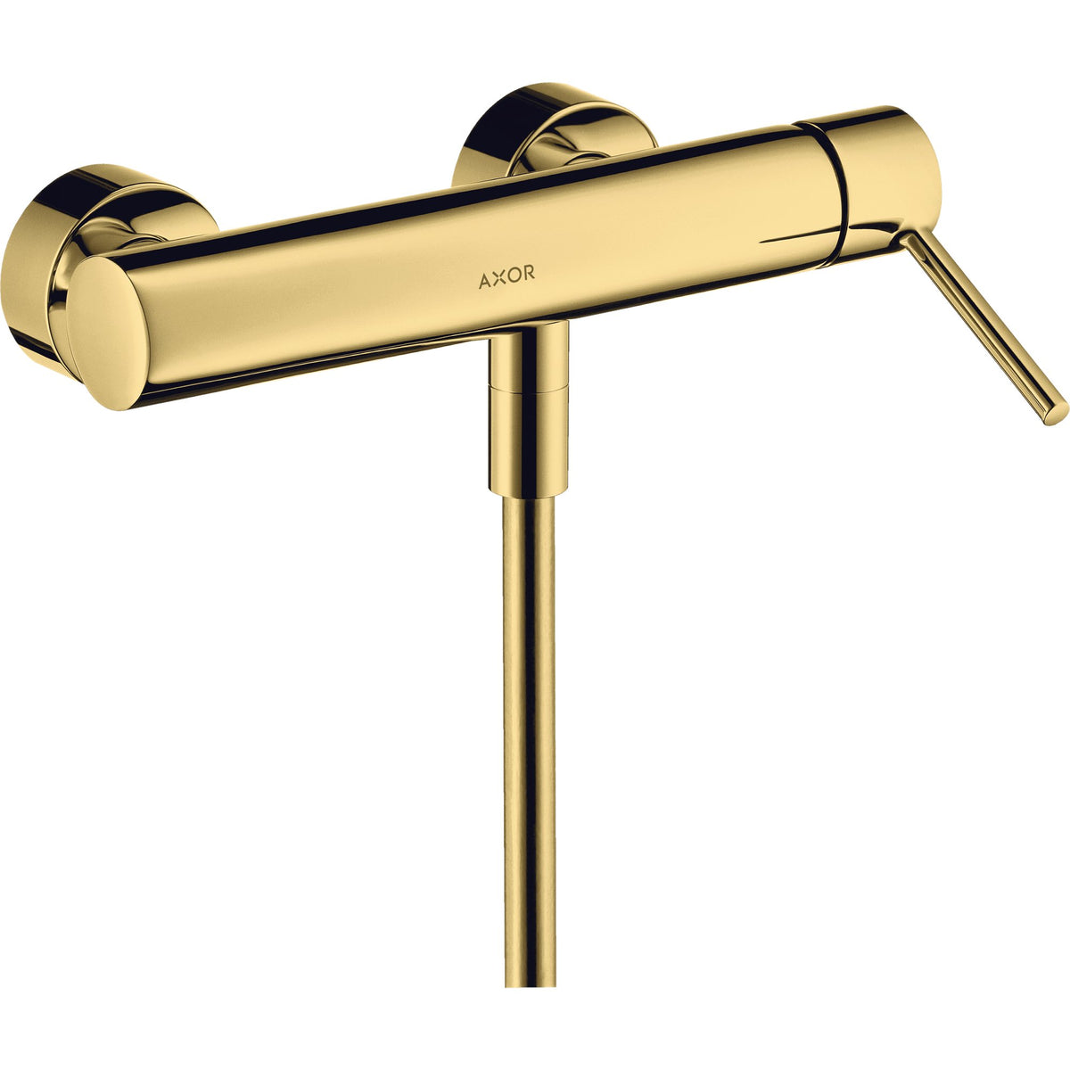 AXOR-Starck-Single-lever-shower-mixer-for-exposed-installation-with-pin-handle-Polished-Gold-Optic-10611990