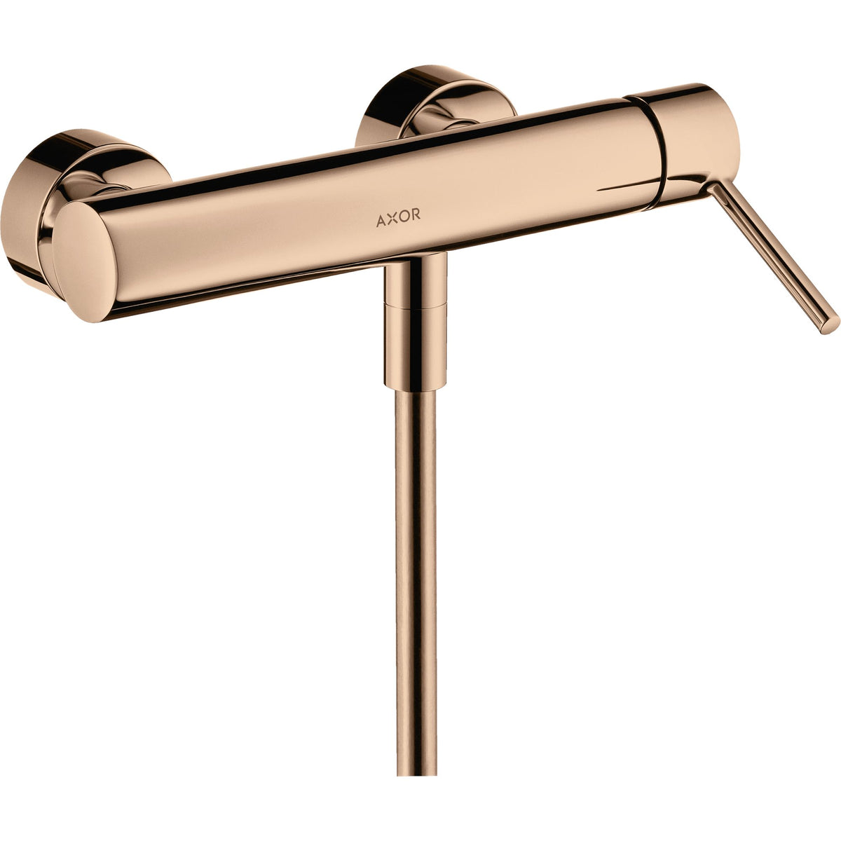 AXOR-Starck-Single-lever-shower-mixer-for-exposed-installation-with-pin-handle-Polished-Red-Gold-10611300