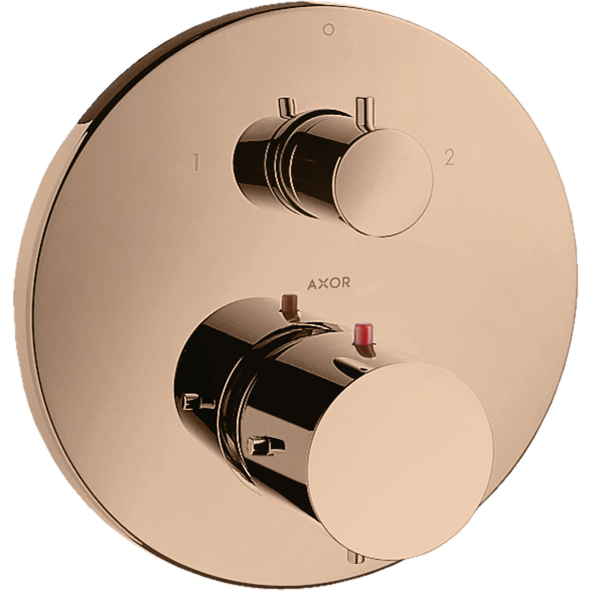 AXOR-Starck-Thermostat-for-concealed-installation-with-shut-off-diverter-valve-Polished-Red-Gold-10720300