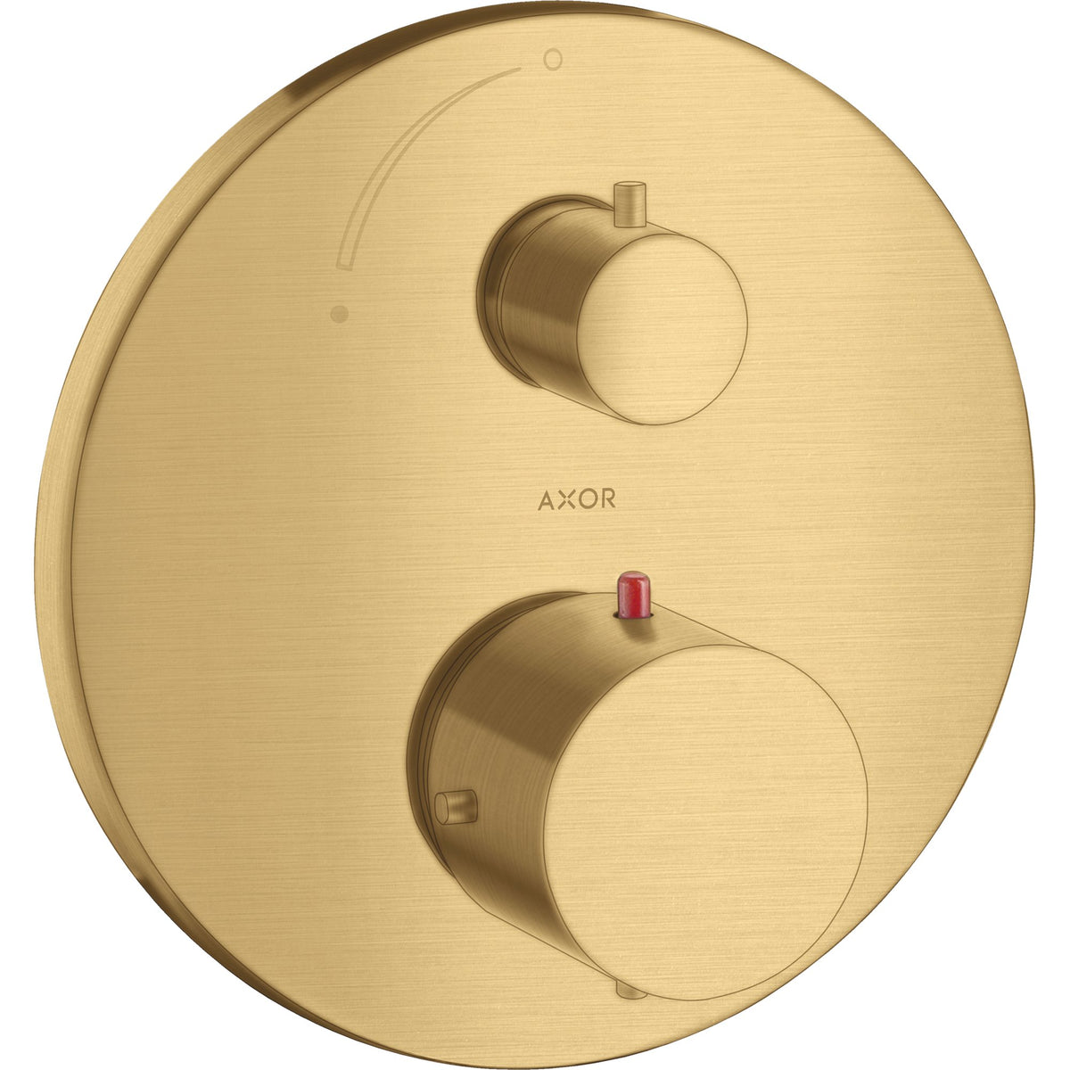 AXOR-Starck-Thermostat-for-concealed-installation-with-shut-off-valve-Brushed-Gold-Optic-10700250
