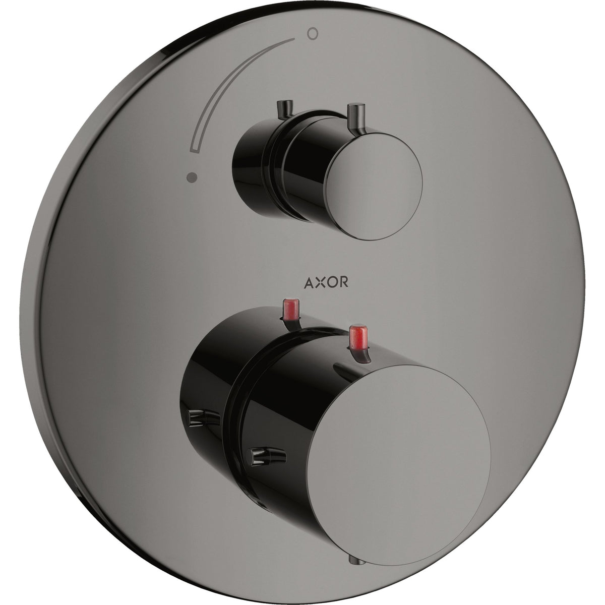 AXOR-Starck-Thermostat-for-concealed-installation-with-shut-off-valve-Polished-Black-Chrome-10700330