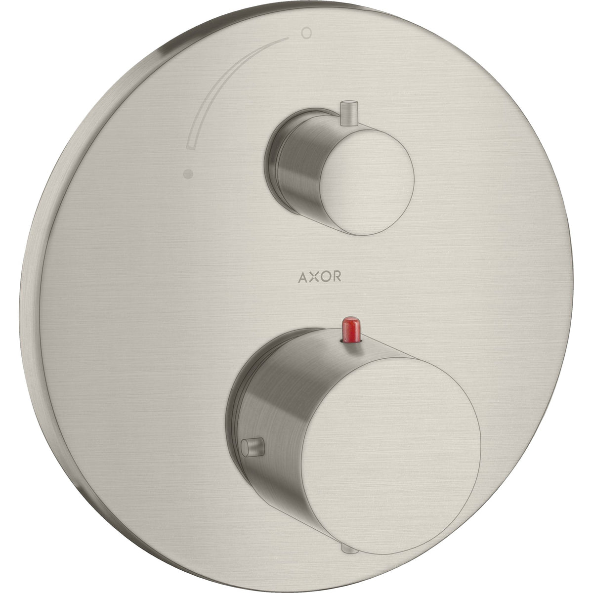 AXOR-Starck-Thermostat-for-concealed-installation-with-shut-off-valve-Stainless-Steel-Optic-10700800