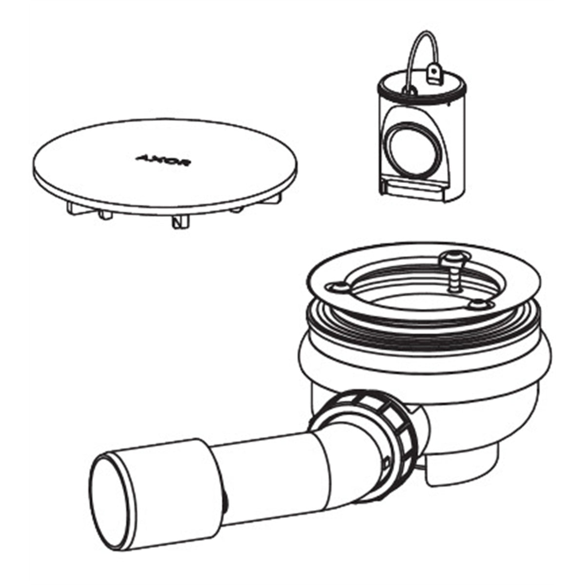 AXOR-Staro-Complete-set-waste-set-for-shower-tray-42542-technical-01