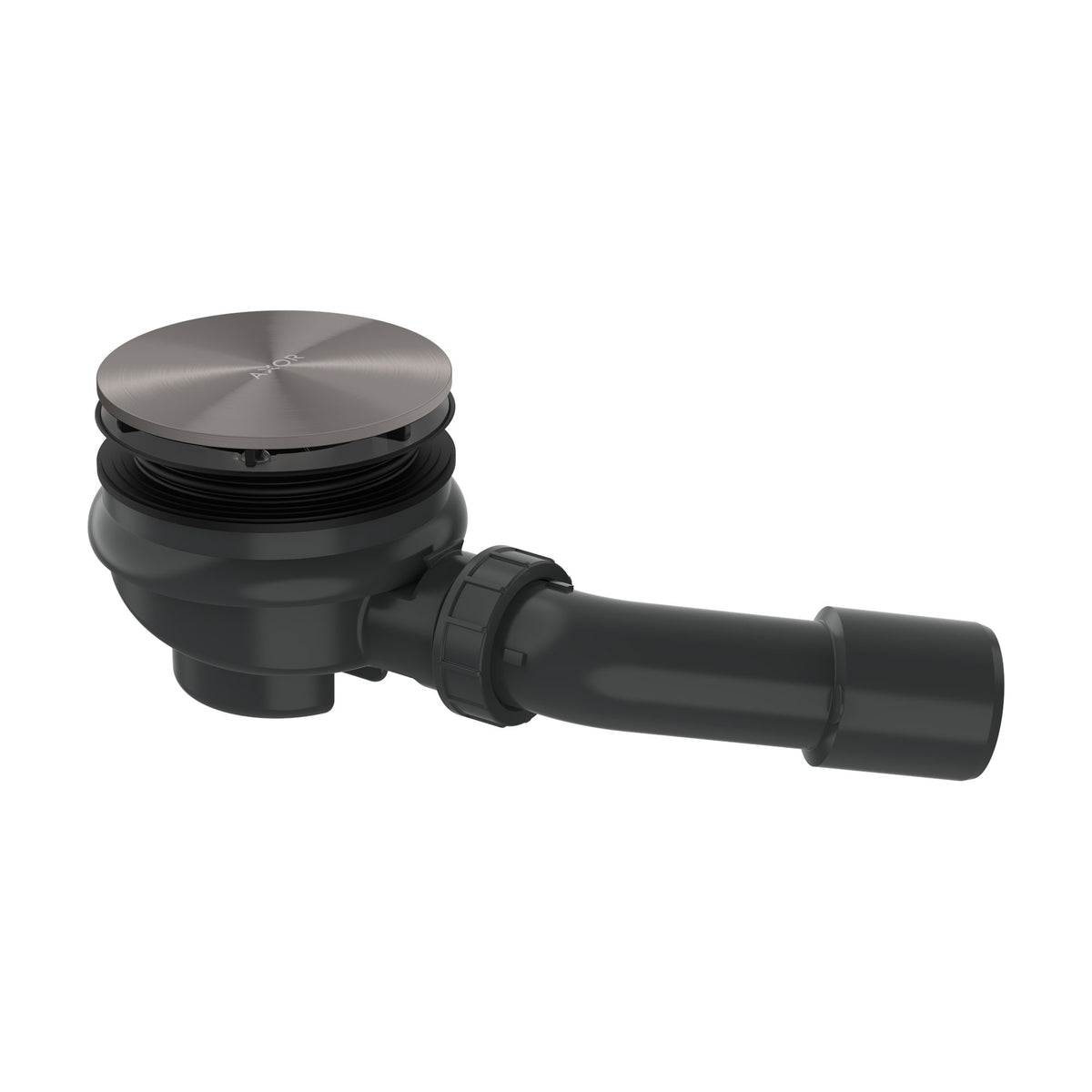 AXOR-Staro-Complete-set-waste-set-for-shower-tray-Brushed-Black-Chrome-42542340