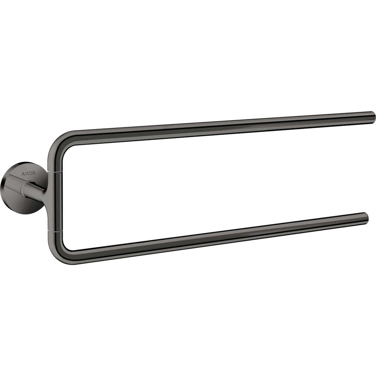 AXOR-Universal-Circular-Towel-holder-twin-handle-Polished-Black-Chrome-42822330