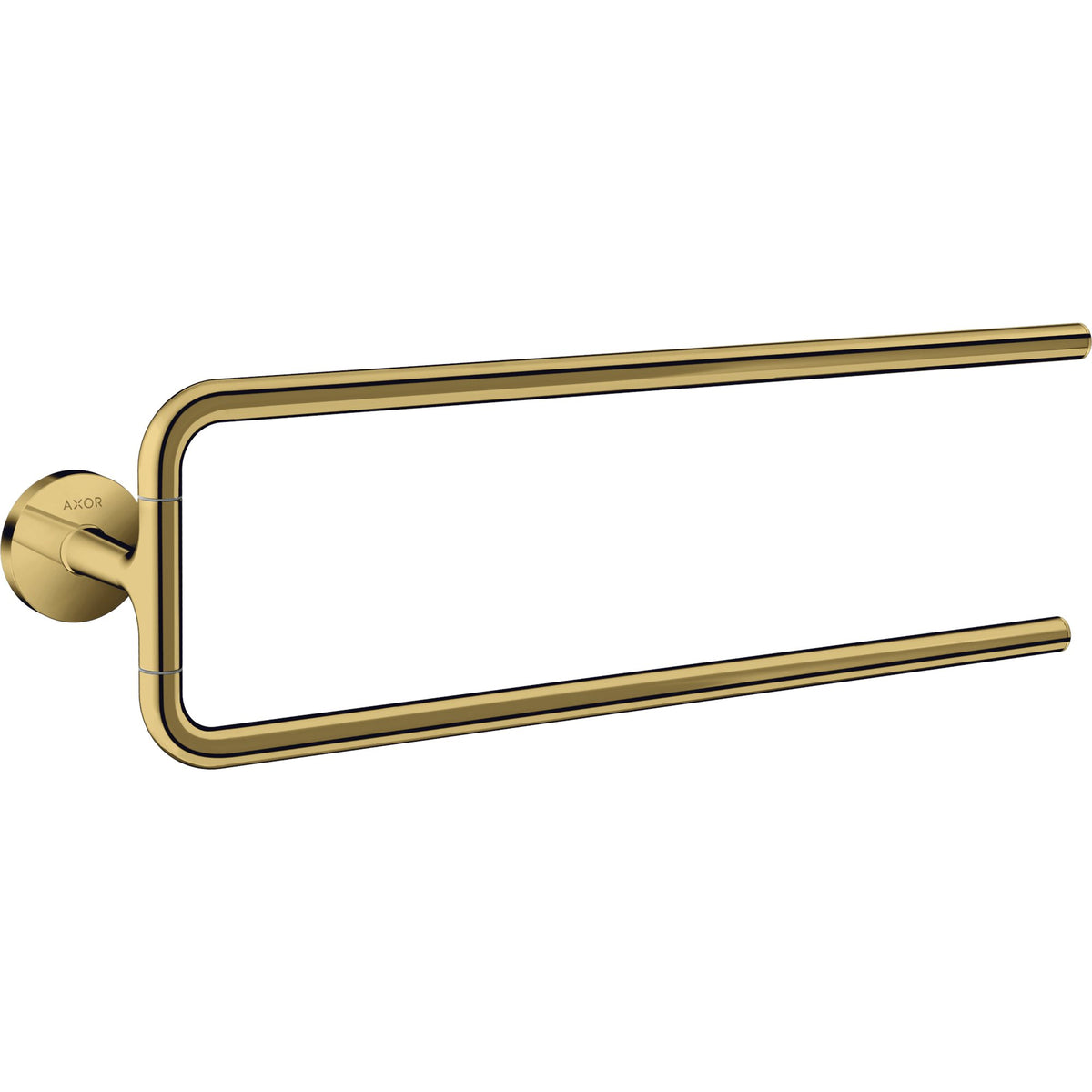 AXOR-Universal-Circular-Towel-holder-twin-handle-Polished-Gold-Optic-42822990
