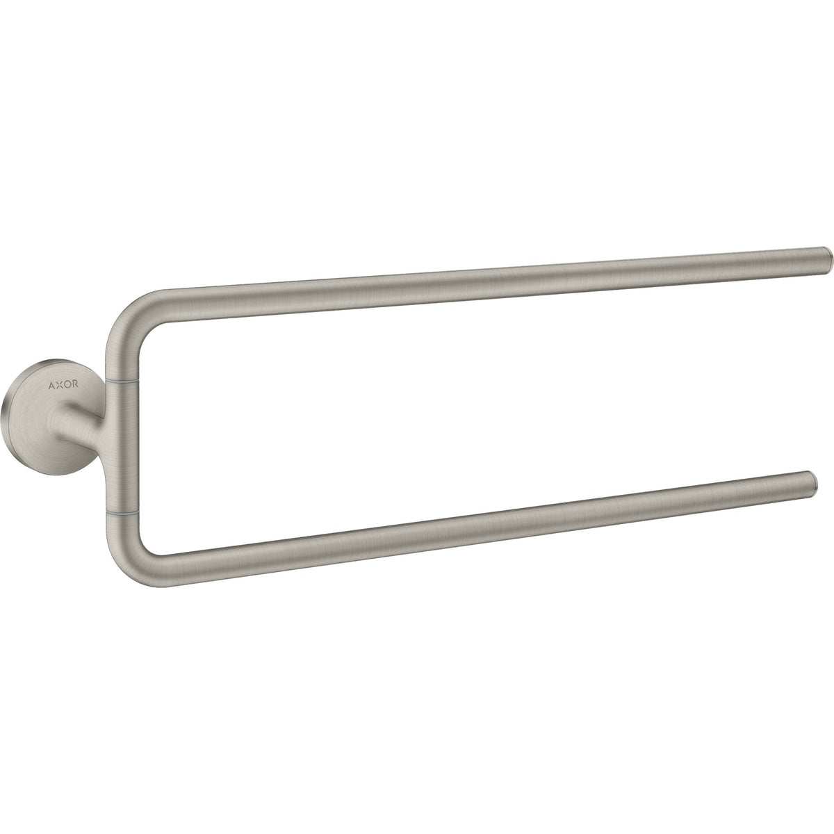 AXOR-Universal-Circular-Towel-holder-twin-handle-Stainless-Steel-Optic-42822800