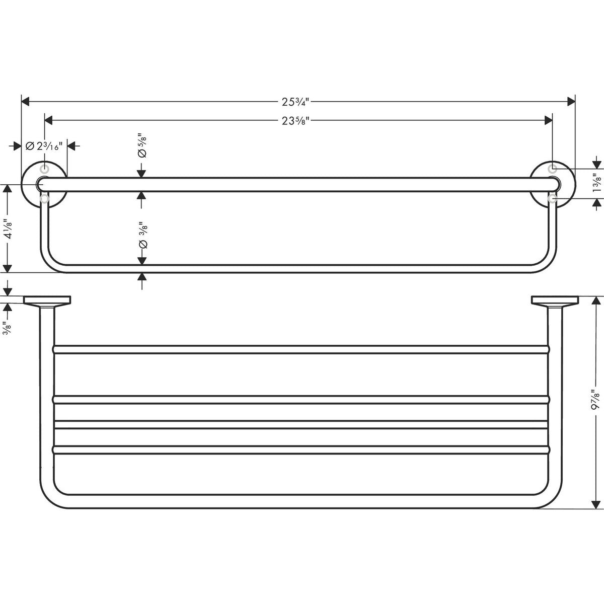 AXOR-Universal-Circular-Towel-rack-with-towel-holder-42843-technical-02