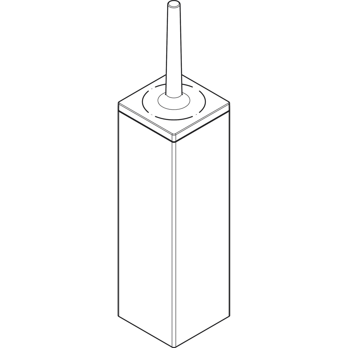 AXOR-Universal-Rectangular-Toilet-brush-holder-wall-mounted-42655-technical-03