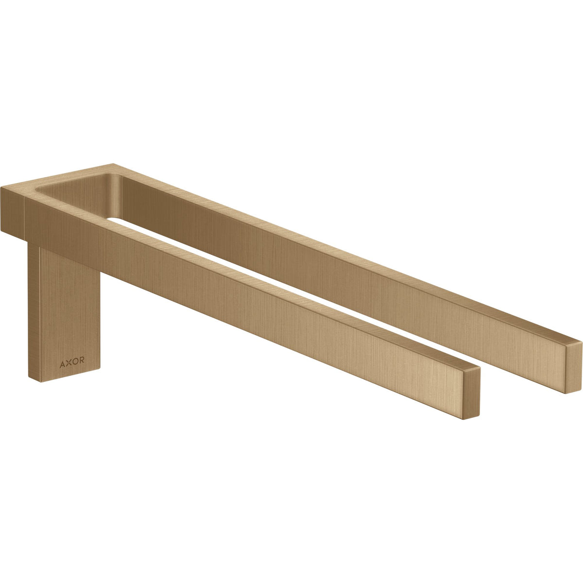 AXOR-Universal-Rectangular-Towel-holder-twin-handle-Brushed-Bronze-42622140