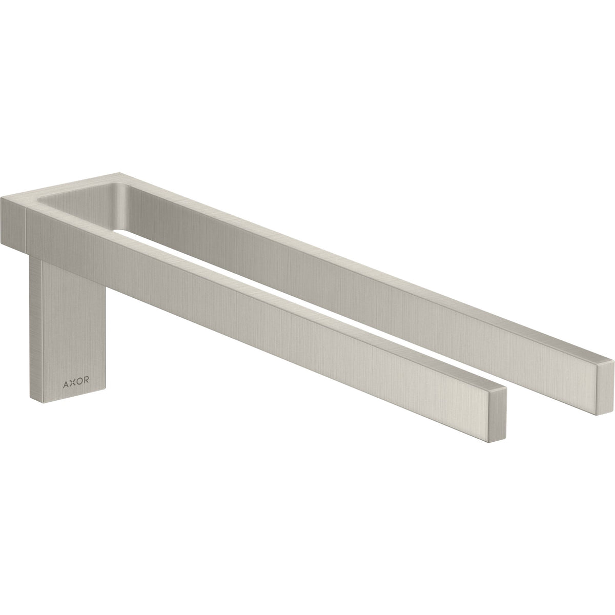 AXOR-Universal-Rectangular-Towel-holder-twin-handle-Stainless-Steel-Optic-42622800