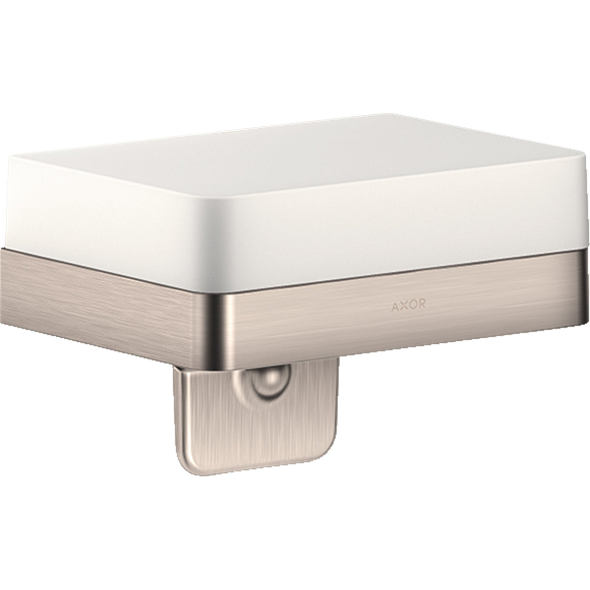 AXOR-Universal-Softsquare-Liquid-soap-dispenser-with-shelf-Stainless-Steel-Optic-42819800