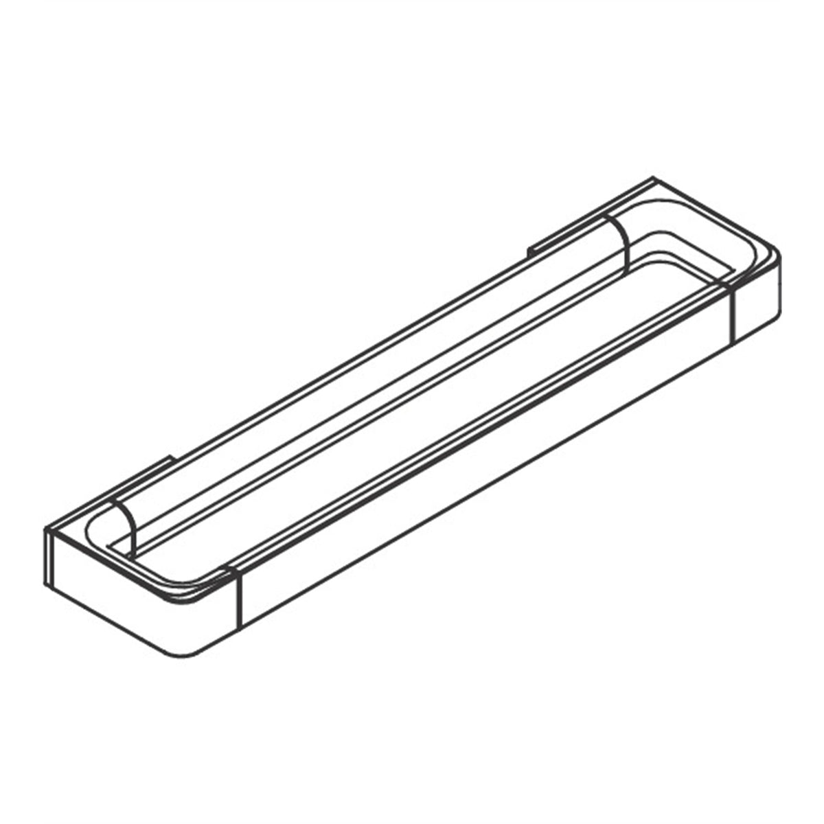AXOR-Universal-Softsquare-Rail-grab-bar-300-mm-42830-technical-02