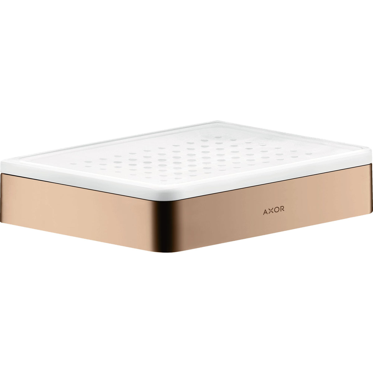 AXOR-Universal-Softsquare-Soap-dish-shelf-Polished-Red-Gold-42803300