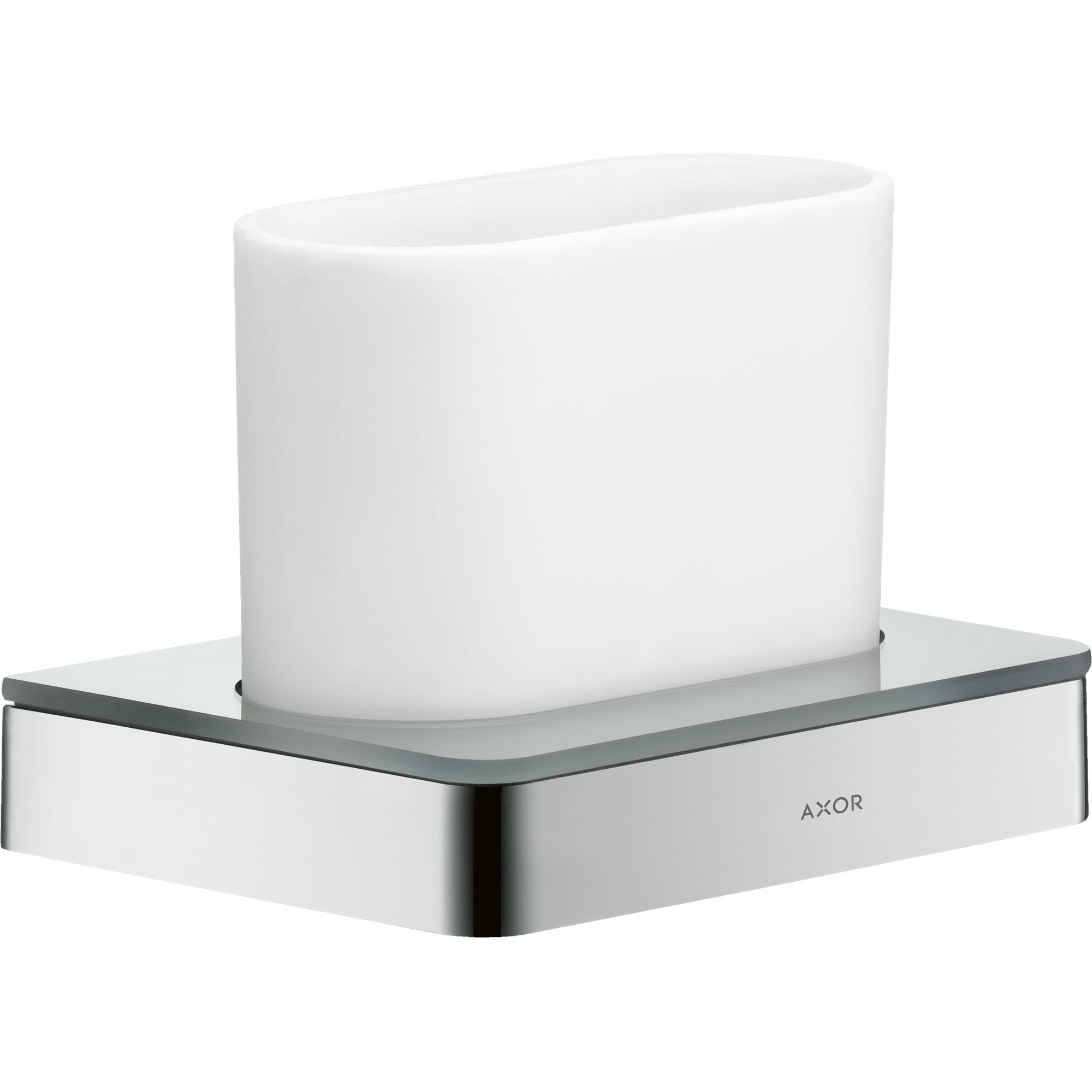 AXOR-Universal-Softsquare-Toothbrush-tumbler-Chrome-42834000