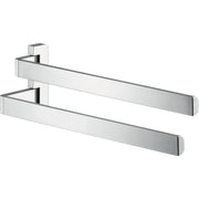 AXOR-Universal-Softsquare-Towel-holder-twin-handle-Chrome-42821000