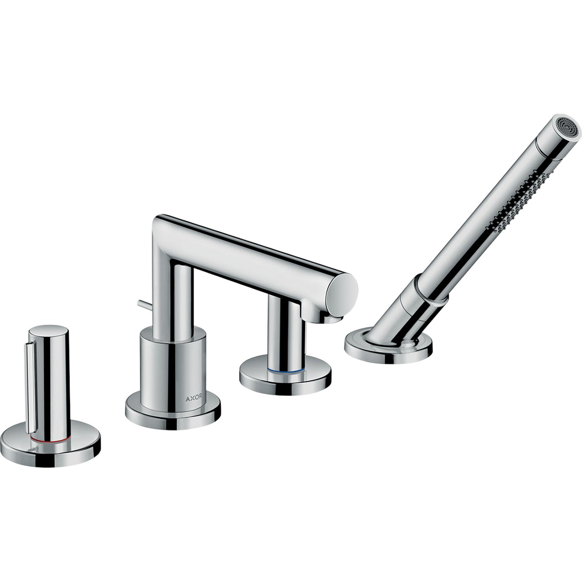 AXOR-Uno-4-hole-rim-mounted-bath-mixer-with-zero-handles-Chrome-45444000
