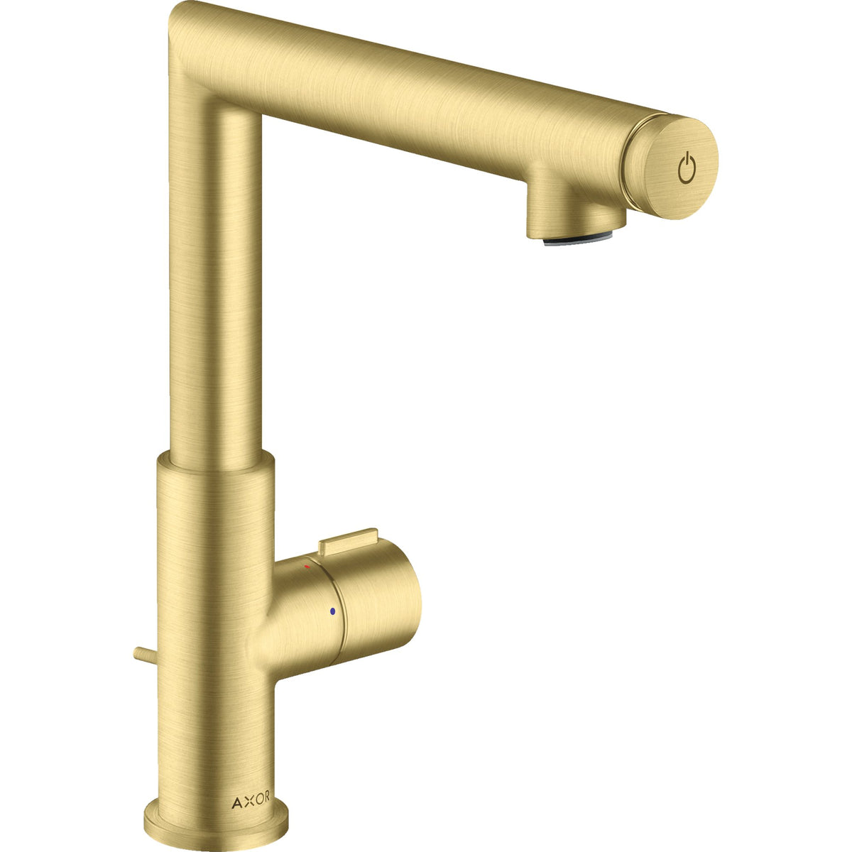 AXOR-Uno-Basin-mixer-Select-220-with-pop-up-waste-set-Brushed-Brass-45016950