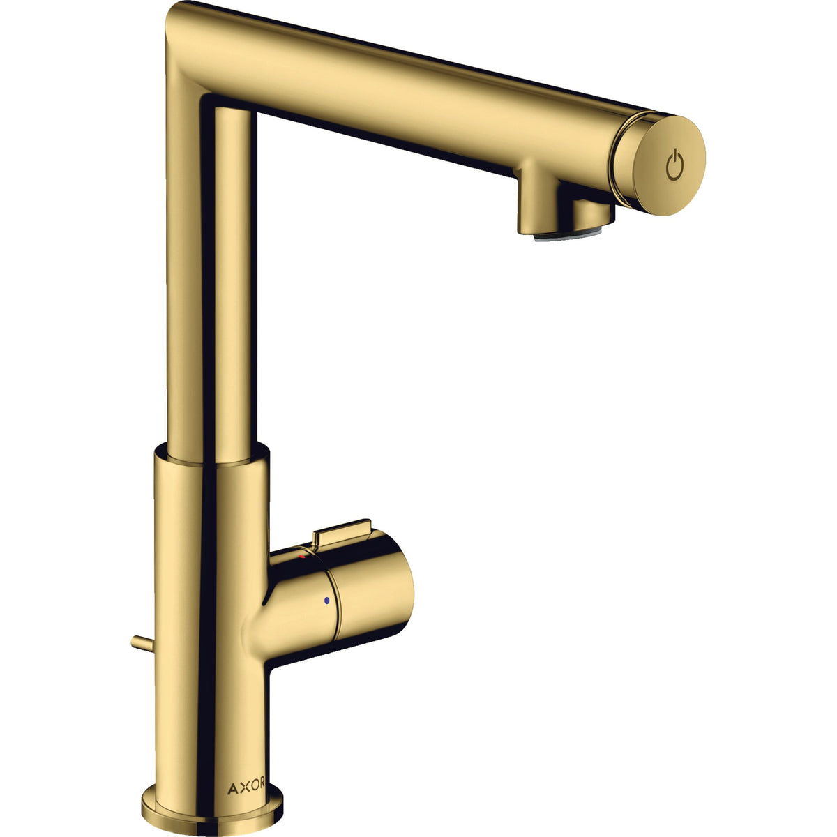 AXOR-Uno-Basin-mixer-Select-220-with-pop-up-waste-set-Polished-Gold-Optic-45016990