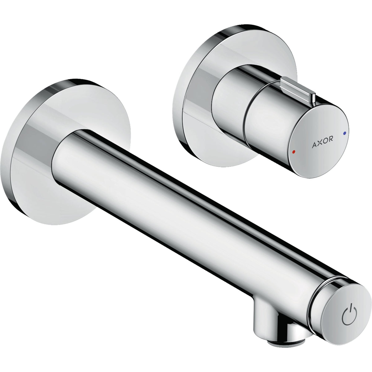 AXOR-Uno-Basin-mixer-for-concealed-installation-wall-mounted-Select-with-spout-158-mm-Polished-Chrome-45112020