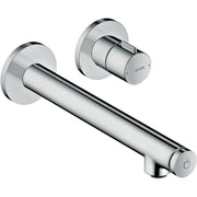 AXOR-Uno-Basin-mixer-for-concealed-installation-wall-mounted-Select-with-spout-221-mm-Chrome-45113000