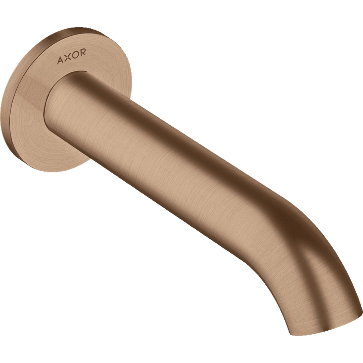 AXOR-Uno-Bath-spout-curved-Brushed-Red-Gold-38411310