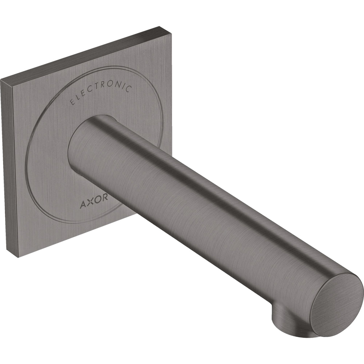 AXOR-Uno-Electronic-basin-mixer-for-concealed-installation-wall-mounted-with-spout-161-mm-Brushed-Black-Chrome-45110340