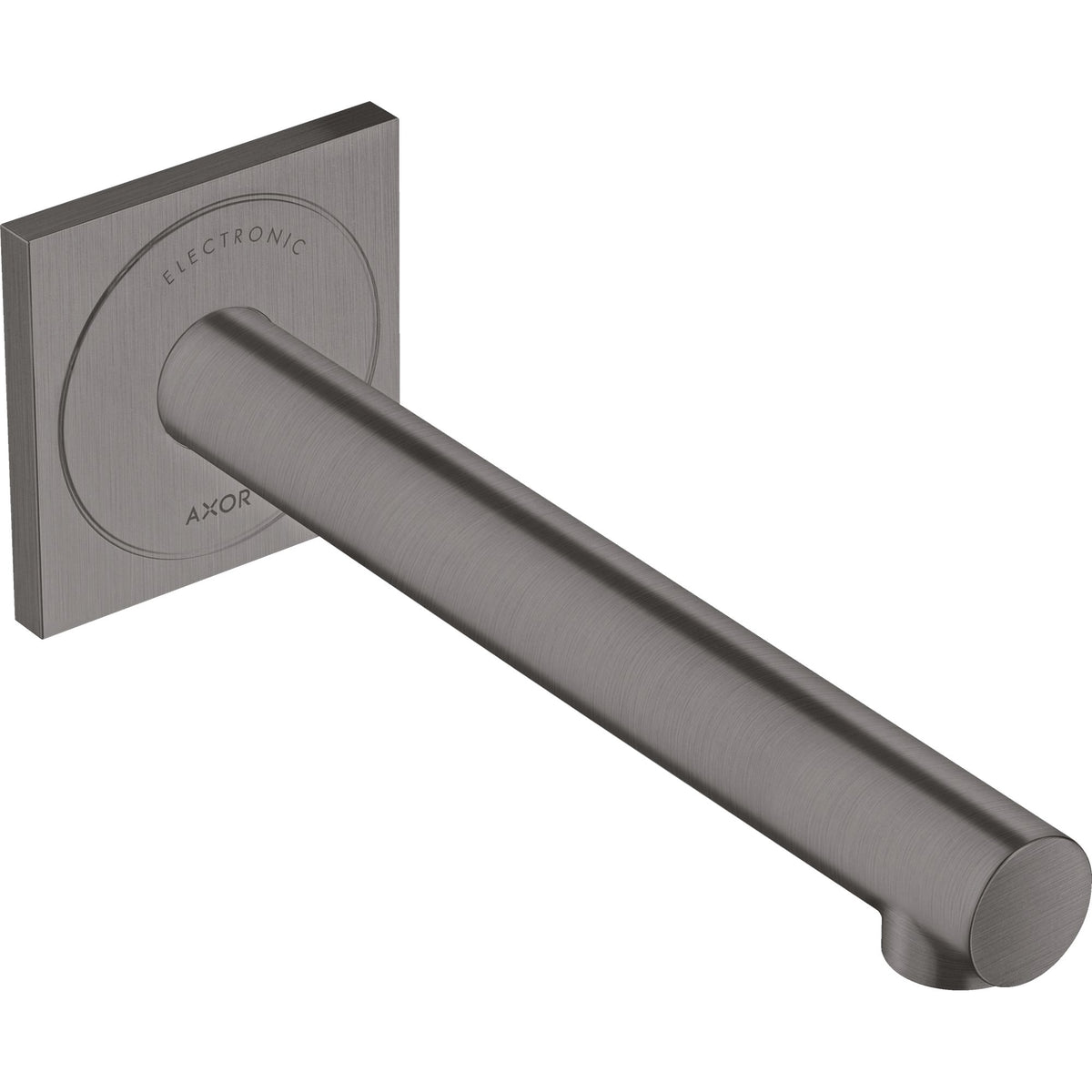 AXOR-Uno-Electronic-basin-mixer-for-concealed-installation-wall-mounted-with-spout-221-mm-Brushed-Black-Chrome-45111340