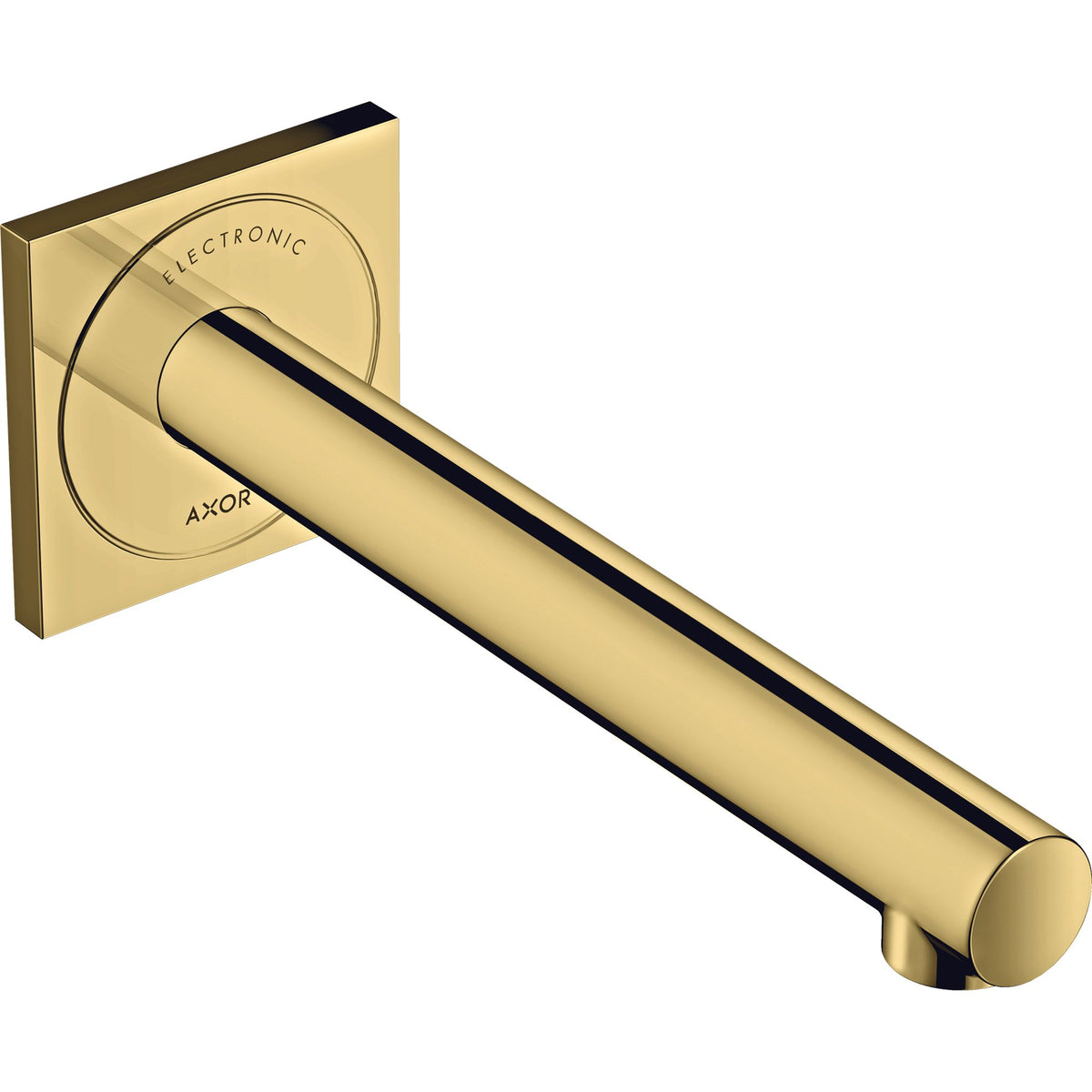 AXOR-Uno-Electronic-basin-mixer-for-concealed-installation-wall-mounted-with-spout-221-mm-Polished-Gold-Optic-45111990