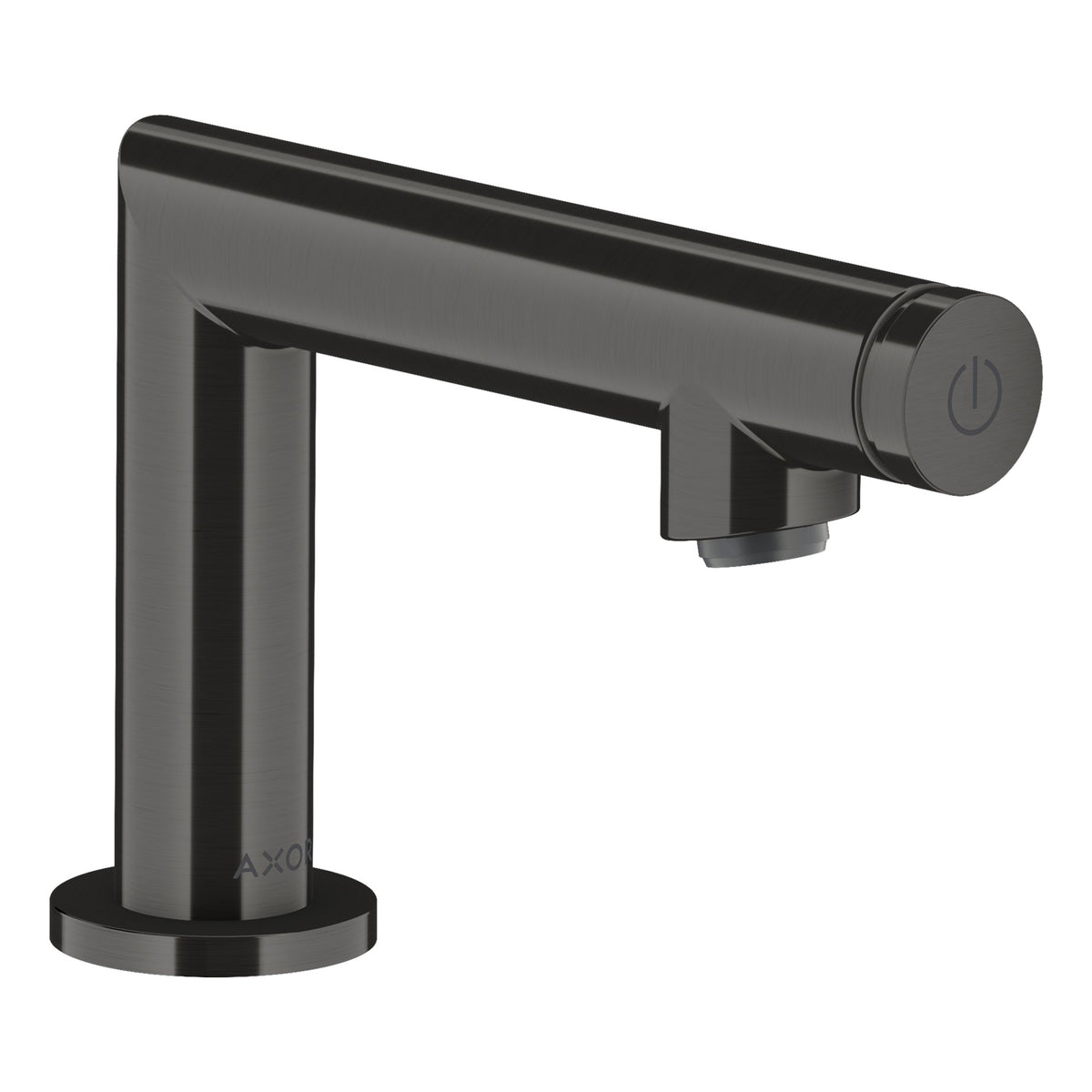 AXOR-Uno-Pillar-tap-Select-80-without-waste-set-Brushed-Black-Chrome-45130340