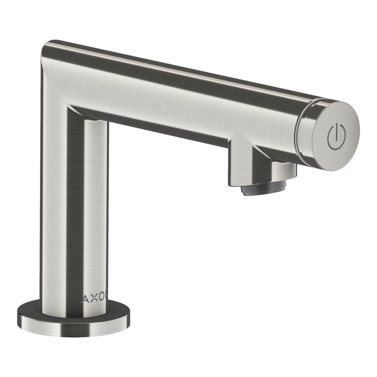 AXOR-Uno-Pillar-tap-Select-80-without-waste-set-Stainless-Steel-Optic-45130800