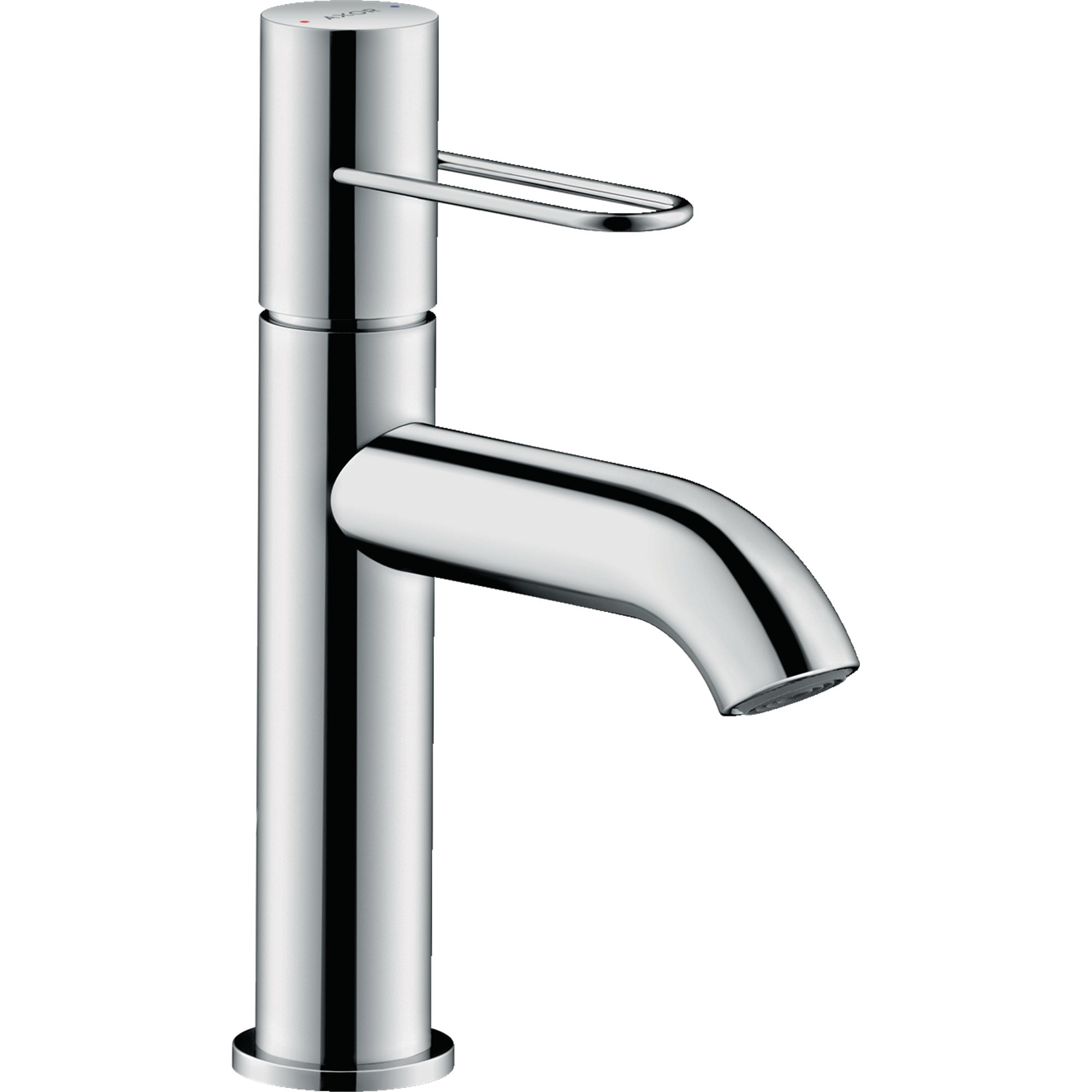 AXOR-Uno-Single-lever-basin-mixer-100-with-loop-handle-and-waste-set-Polished-Chrome-38026020