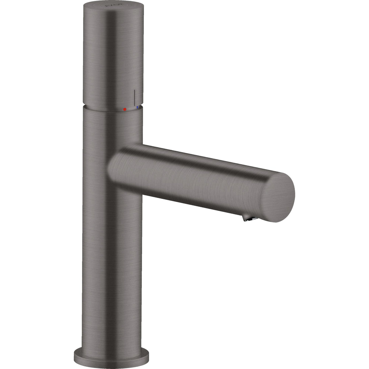 AXOR-Uno-Single-lever-basin-mixer-110-with-zero-handle-and-waste-set-Brushed-Black-Chrome-45002340