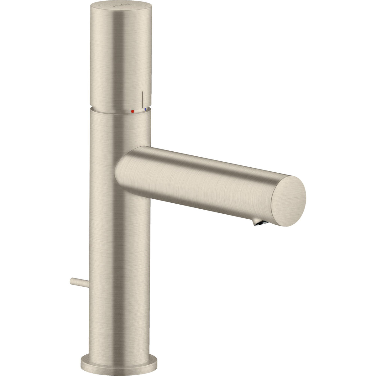 AXOR-Uno-Single-lever-basin-mixer-110-with-zero-handle-with-pop-up-waste-set-Brushed-Nickel-45001820
