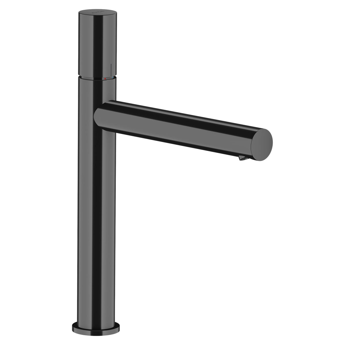 AXOR-Uno-Single-lever-basin-mixer-200-with-zero-handle-for-wash-bowls-and-waste-set-Polished-Black-Chrome-45003330