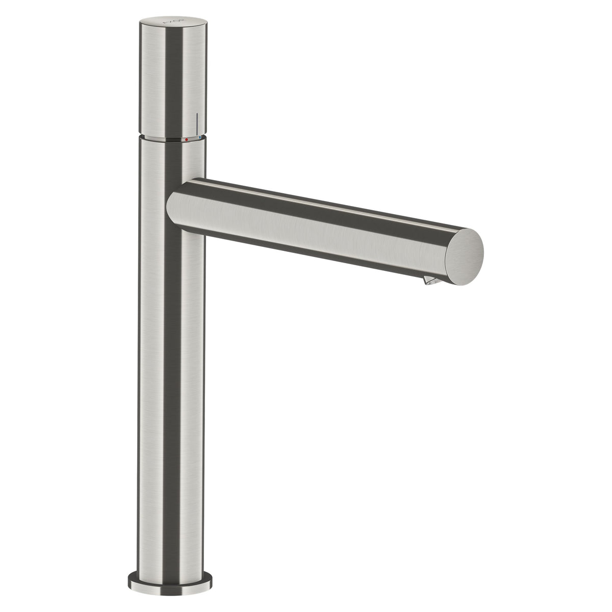 AXOR-Uno-Single-lever-basin-mixer-200-with-zero-handle-for-wash-bowls-and-waste-set-Stainless-Steel-Optic-45003800