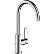 AXOR-Uno-Single-lever-basin-mixer-240-with-loop-handle-and-pop-up-waste-set-Polished-Chrome-38036020