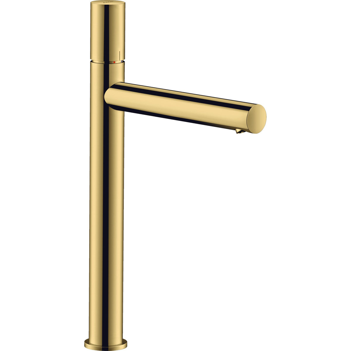 AXOR-Uno-Single-lever-basin-mixer-260-with-zero-handle-for-wash-bowls-and-waste-set-Polished-Gold-Optic-45004990