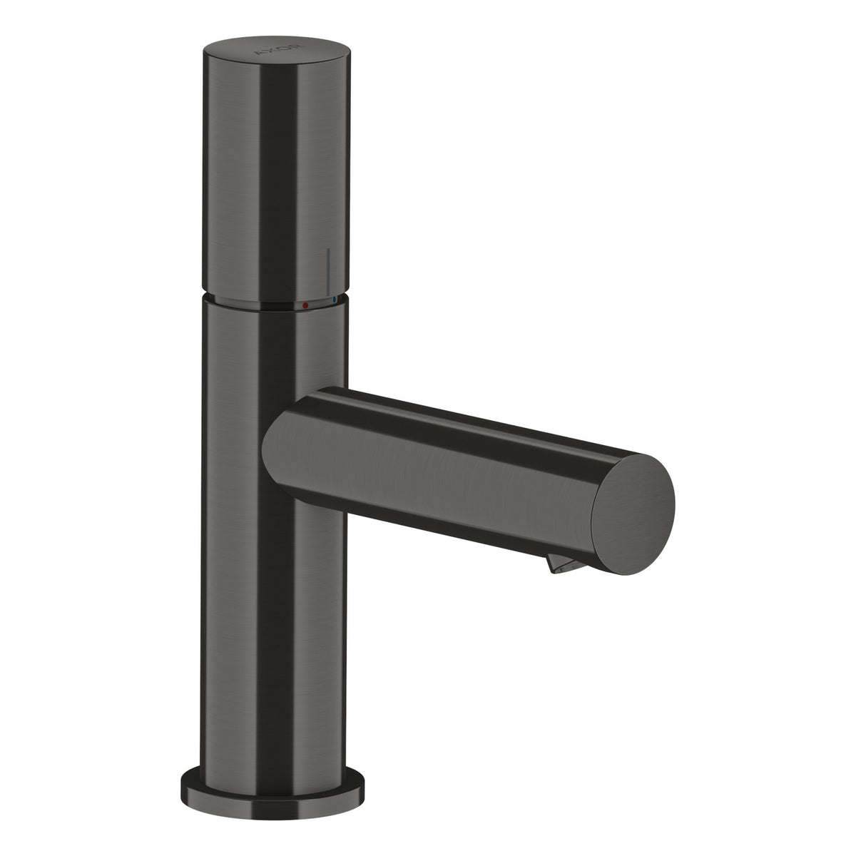 AXOR-Uno-Single-lever-basin-mixer-80-with-zero-handle-and-waste-set-Brushed-Black-Chrome-45005340