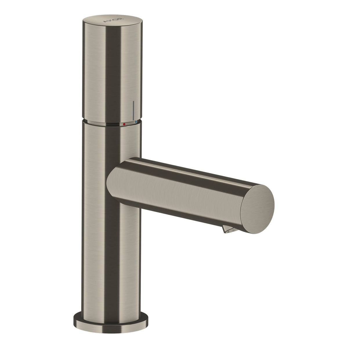 AXOR-Uno-Single-lever-basin-mixer-80-with-zero-handle-and-waste-set-Brushed-Nickel-45005820