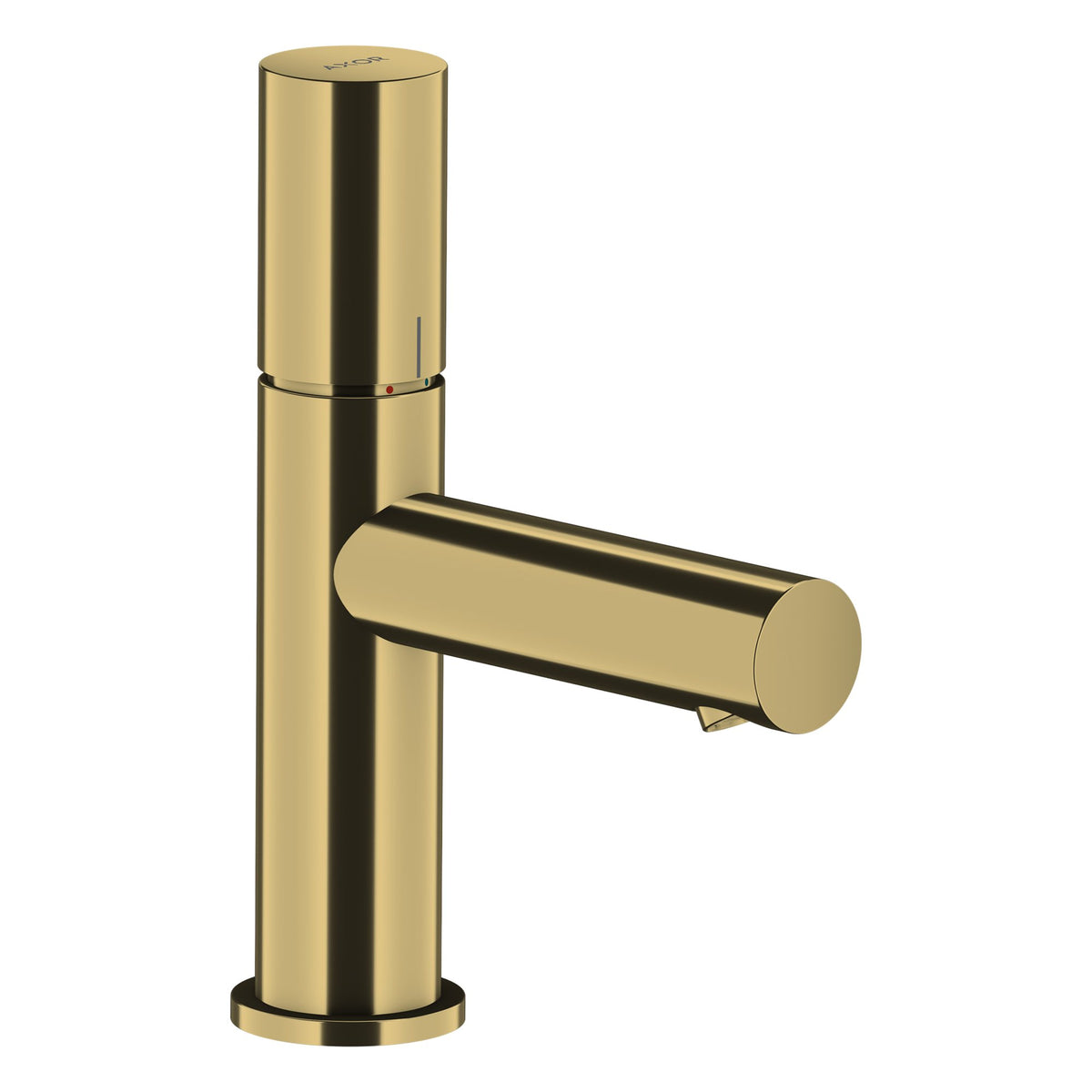 AXOR-Uno-Single-lever-basin-mixer-80-with-zero-handle-and-waste-set-Polished-Gold-Optic-45005990