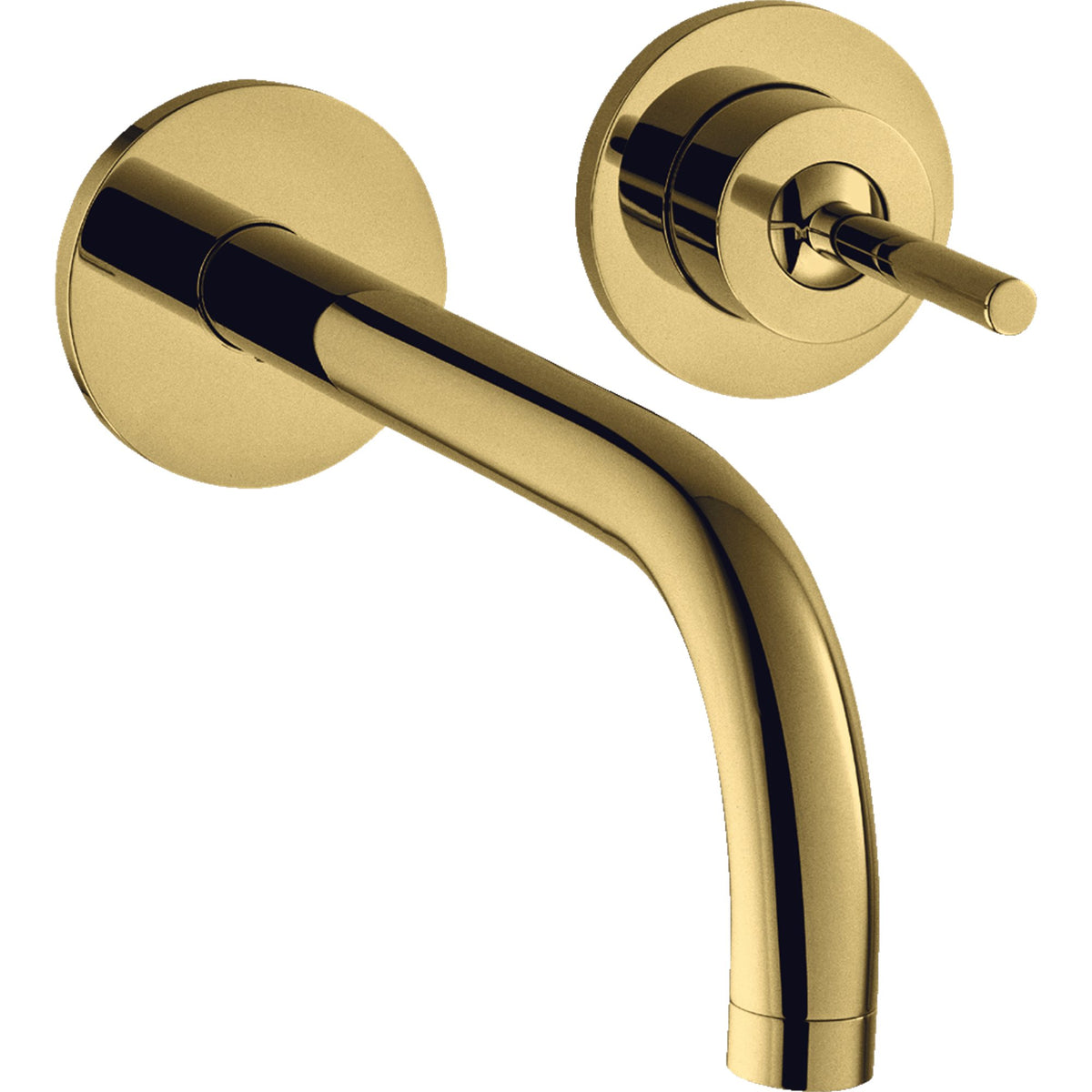 AXOR-Uno-Single-lever-basin-mixer-for-concealed-installation-wall-mounted-with-spout-165-mm-and-escutcheons-Polished-Gold-Optic-38113990