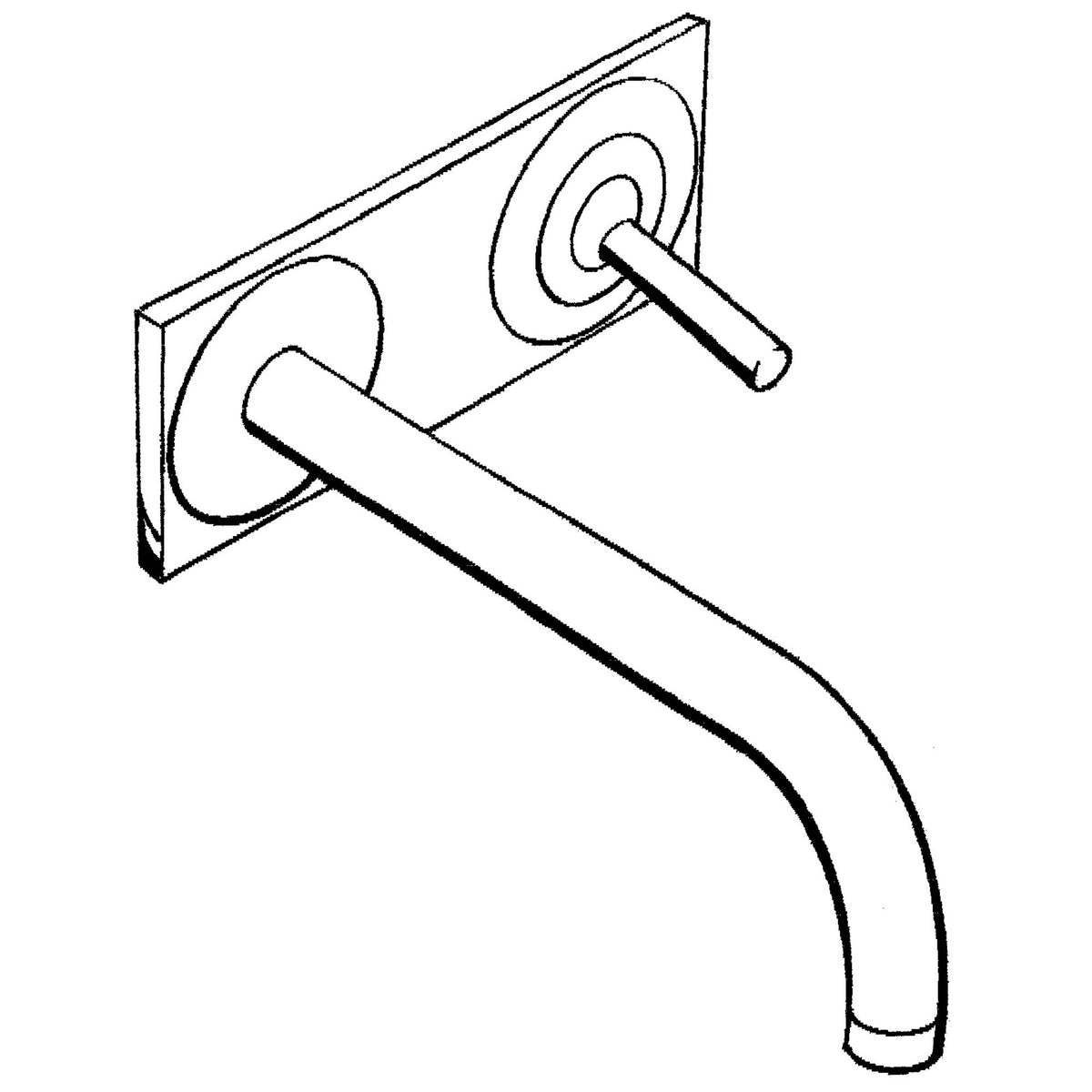 AXOR-Uno-Single-lever-basin-mixer-for-concealed-installation-wall-mounted-with-spout-225-mm-and-plate-38115-technical-04