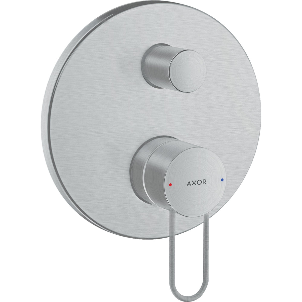 AXOR-Uno-Single-lever-bath-mixer-for-concealed-installation-with-loop-handle-and-integrated-security-combination-according-to-EN1717-Brushed-Chrome-38428260