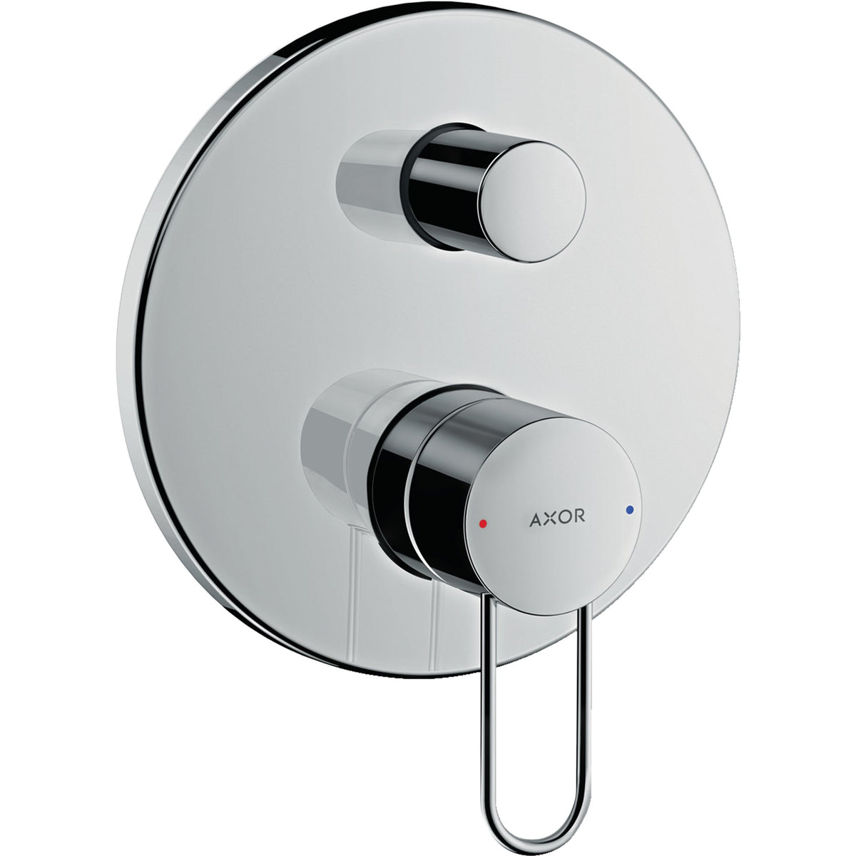 AXOR-Uno-Single-lever-bath-mixer-for-concealed-installation-with-loop-handle-and-integrated-security-combination-according-to-EN1717-Polished-Chrome-38428020