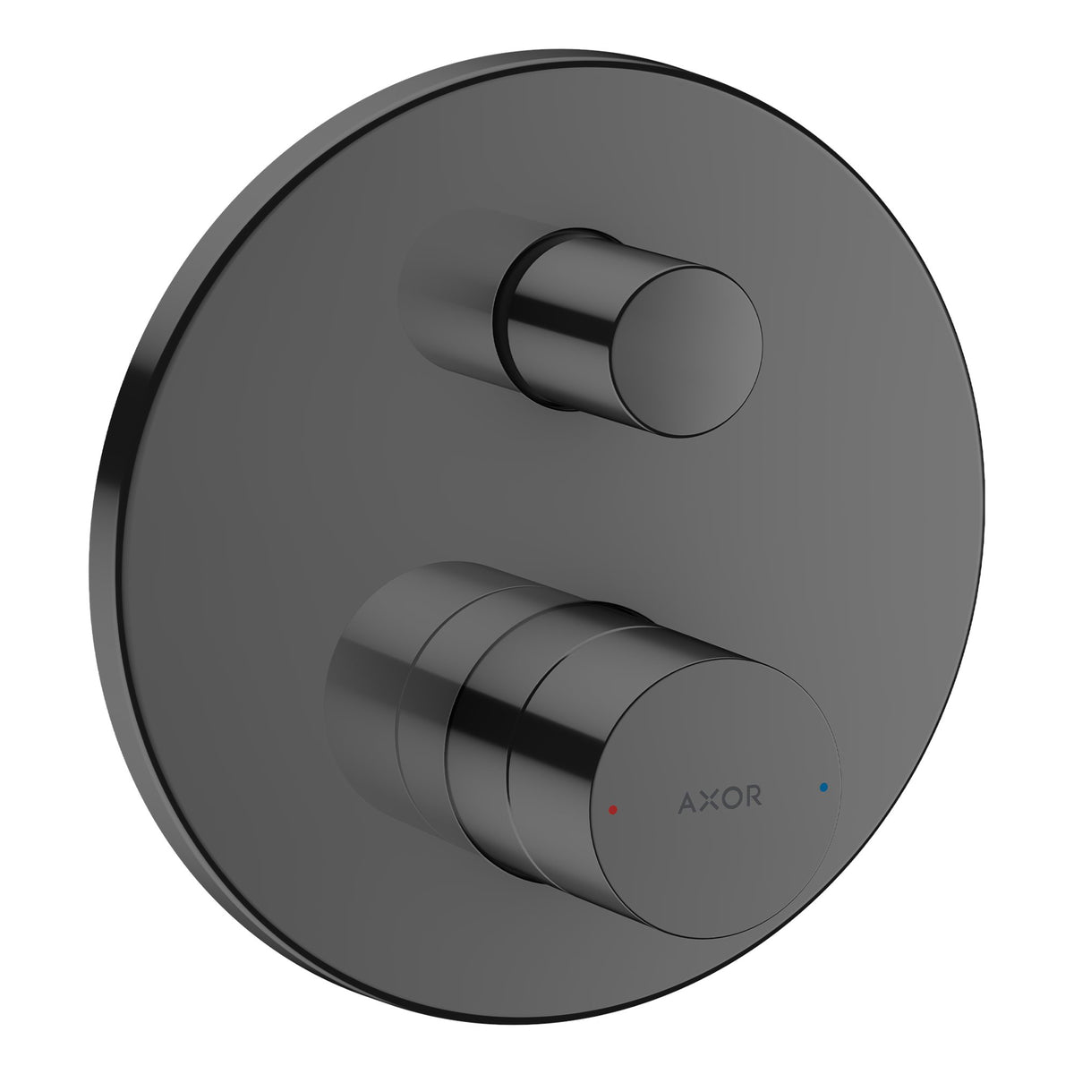 AXOR-Uno-Single-lever-bath-mixer-for-concealed-installation-with-zero-handle-Polished-Black-Chrome-45405330