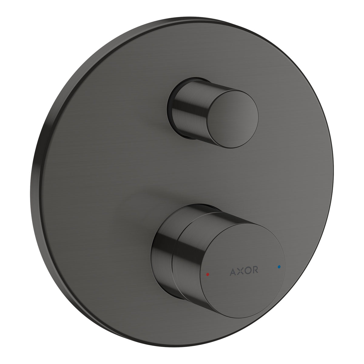 AXOR-Uno-Single-lever-bath-mixer-for-concealed-installation-with-zero-handle-and-integrated-security-combination-according-to-EN1717-Brushed-Black-Chrome-45407340