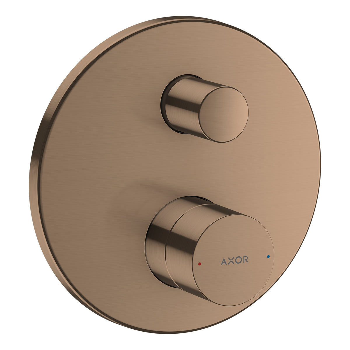 AXOR-Uno-Single-lever-bath-mixer-for-concealed-installation-with-zero-handle-and-integrated-security-combination-according-to-EN1717-Brushed-Red-Gold-45407310