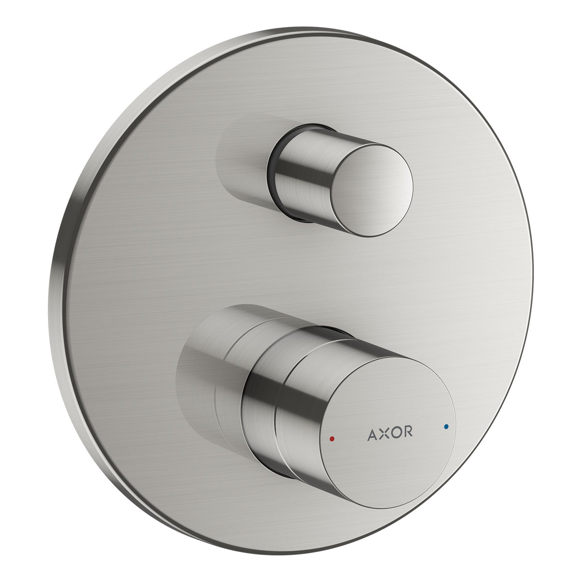 AXOR-Uno-Single-lever-bath-mixer-for-concealed-installation-with-zero-handle-and-integrated-security-combination-according-to-EN1717-Stainless-Steel-Optic-45407800